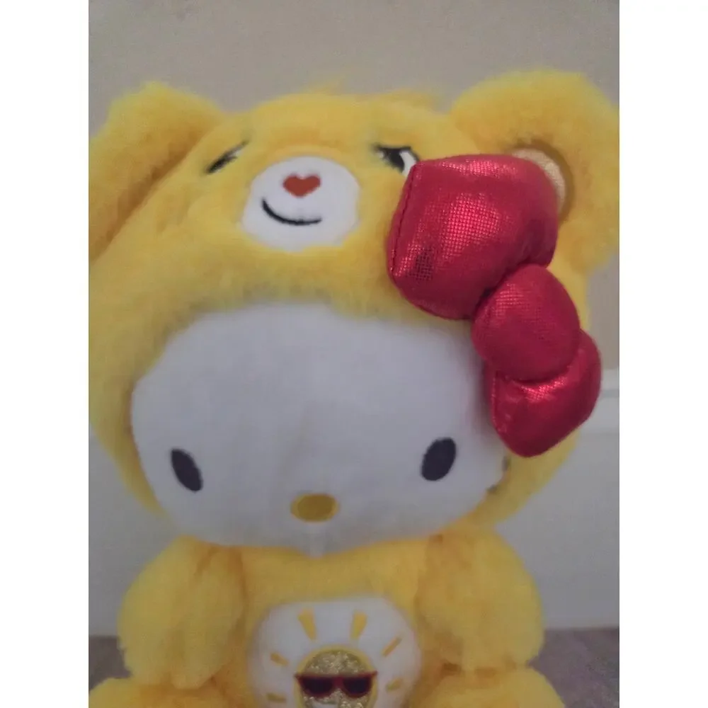 Hello Kitty x Care Bears Funshine Bear Plush Sanrio Basic Fun 2024 Collectible